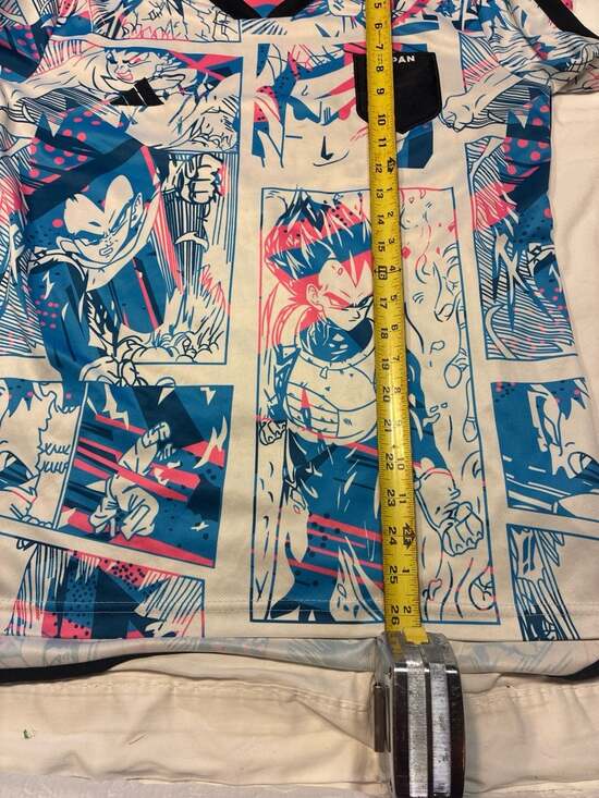 Adidas Japan National Team Special Edition Dragon Ball Z Vegeta Soccer Jersey - Picture 10 of 11